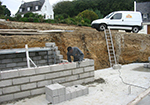 Réalisation des fondations à Grancey-le-Chateau-Neuvelle